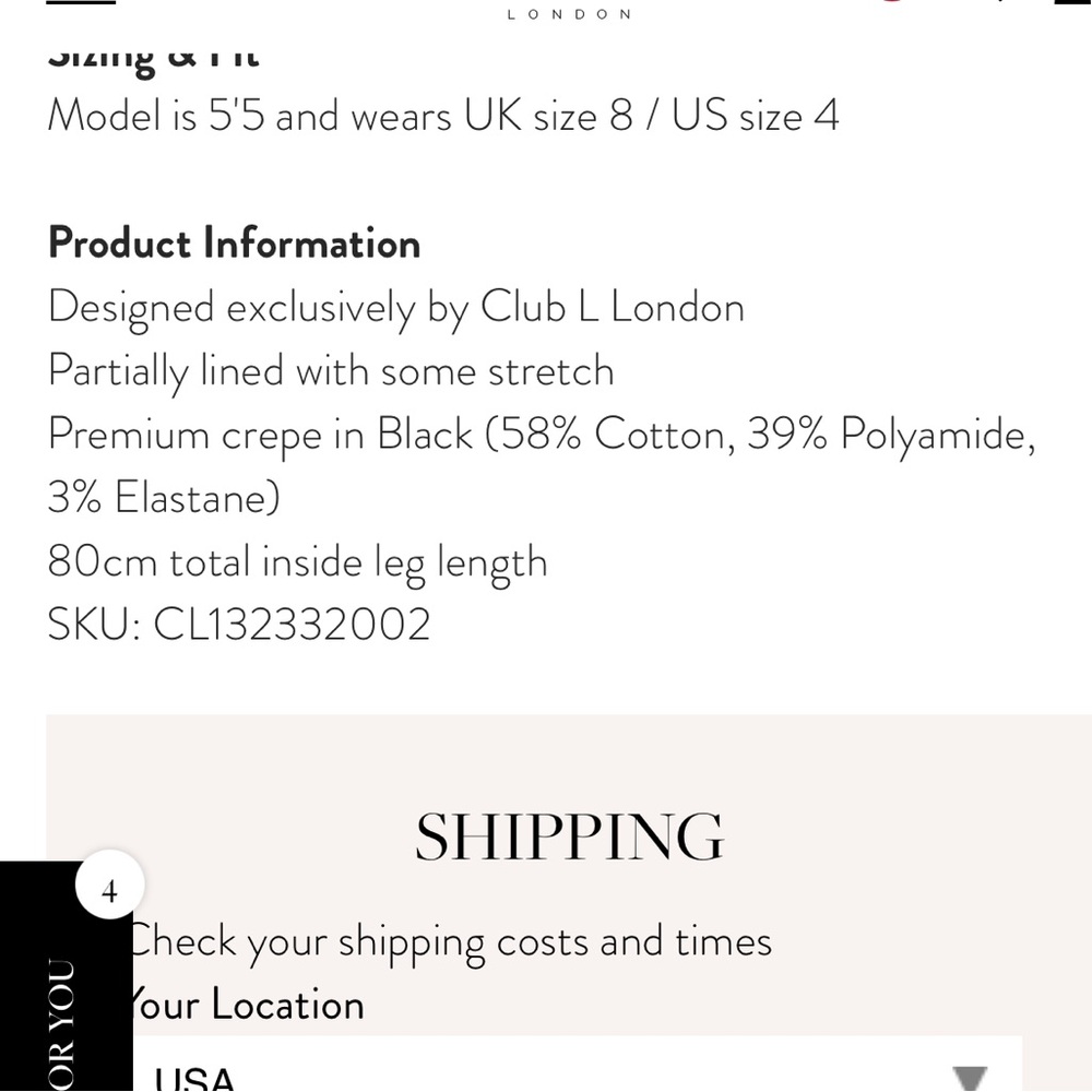 Club L London Black Strapless Jumpsuit - Picture 5 of 15